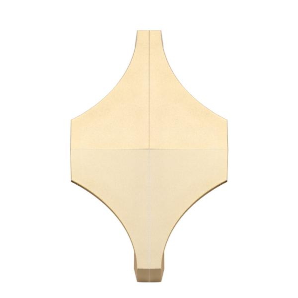 120mm Brass Aluminium Combination 3 Color Cabinet Door Handles