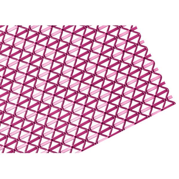 Parking Garage Antique Brass Plated Decorative Mesh Rigid Series Woven Wire Mesh