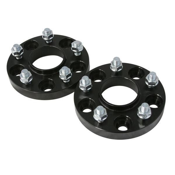 20mm 5x114.3 5x4.5" Hubcentric Black Wheel Spacers central bore 66.1 Fits Nissan Infiniti 12x1.25