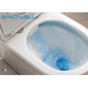 Ceramic wall hung toilet european wc one piece soft seat cover , wall mounted