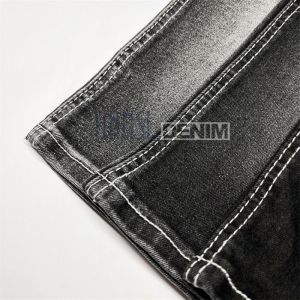Custom 11.2 OZ Heavyweight Denim Fabric Sulfur Black Jean Material
