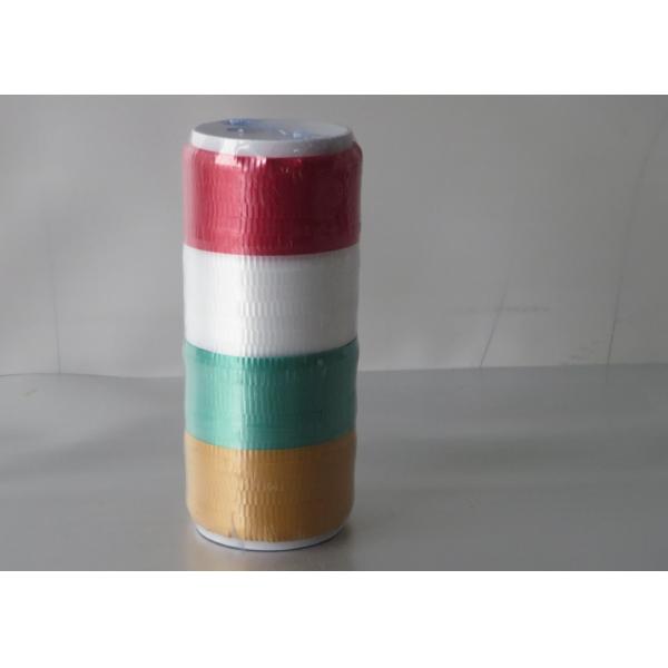 Muti - color Christmas Curling Ribbon Spool crimped PP solid ribbon 5mm * 25Y