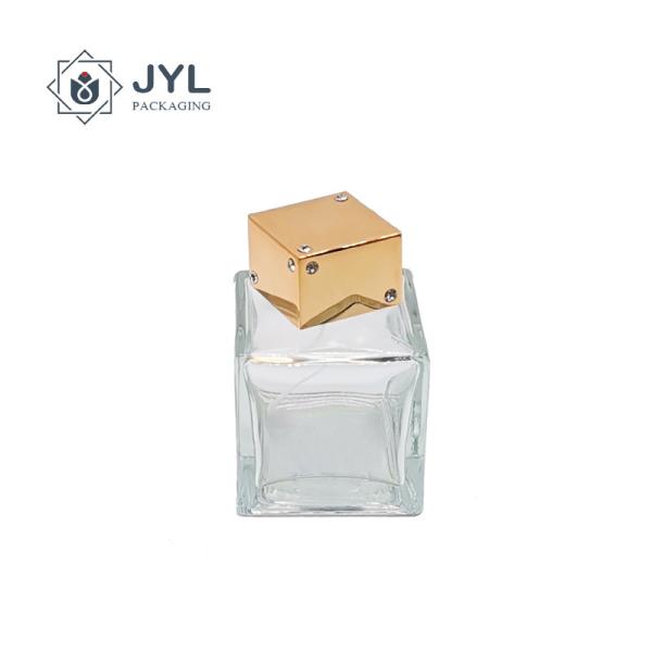 Buy Rectangle Aluminum Perfume Caps Lid With Plating Or Painting Anti Strong Perfume at wholesale prices