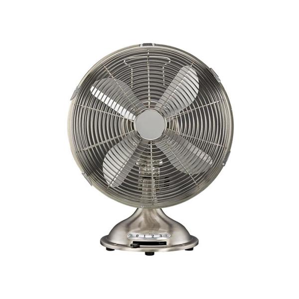 12" Oscillating Retro Metal Desk Fan 35 Watt 220V 50Hz For Bedroom / Meeting Room