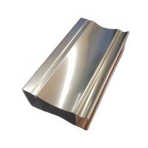 Machine Polishing Golden Oxide Aluminium Extrusion 6063 Aluminium Profiles