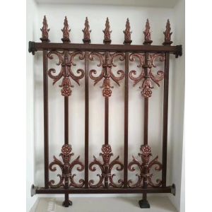 China Garden And Stair Handrail Ornamental Aluminum Fence Handmade on sale