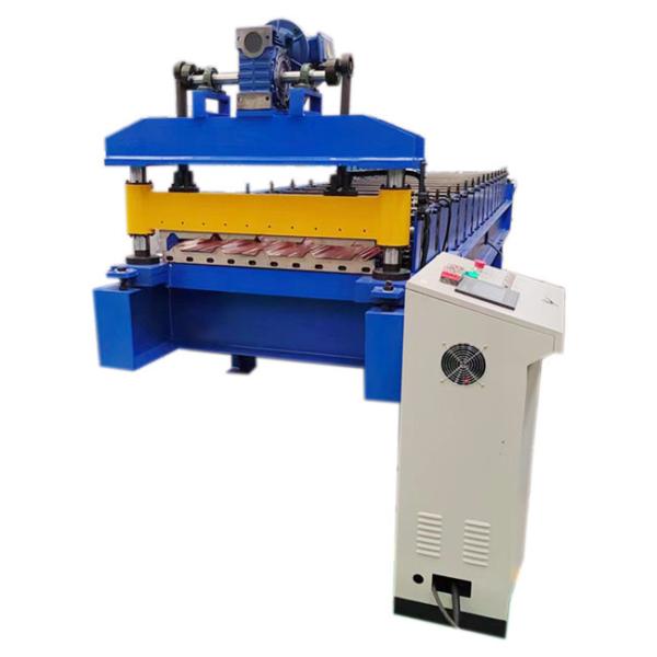 color steel 840 Roof Panel Roll Forming Machine hydraulic shear used steel