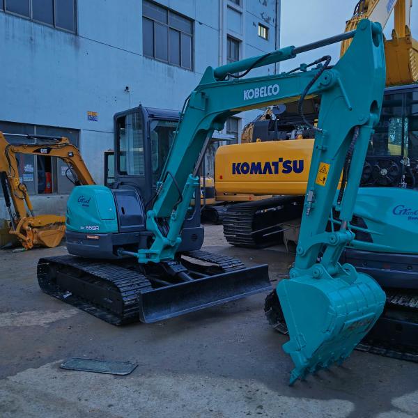 Buy Secondhand Mini Kobelco Excavator Crawler Kobelco Sk55sr Digger at wholesale prices