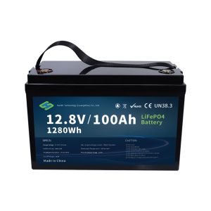 Hertz 12100 Deep Cycle LiFePO4 Battery 12.8V 100Ah for Energy Storage, High