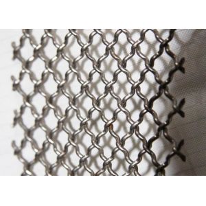 White Steel Crimped Wire Mesh Unidirectional Bending Metal Wire Mesh