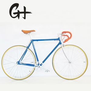 Quality CR-MO STEEL 4130 Lugged Frame Fork for Vintage Inner SRAM 2S Track Fixie Gear Bicycle for sale