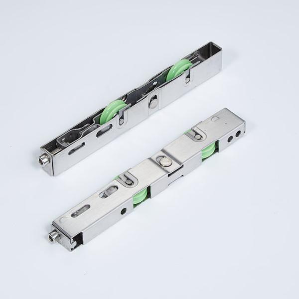 ODM Sliding Door Rollers Heavy Duty With 2 Wheels POM Iron Material