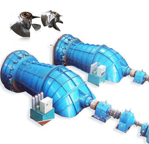 Hydro Powered Tubular Turbine Generator With Horizontal Shaft