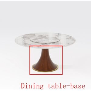 Solid Wood Base Dining Table Set Furniture Modern Style H750cm