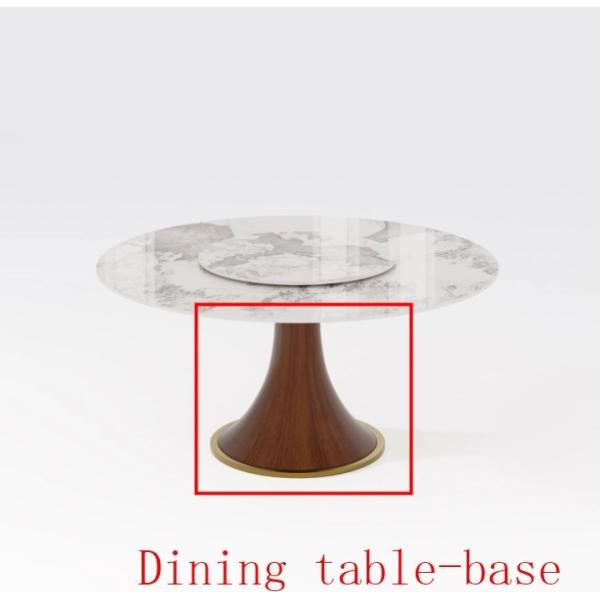 Solid Wood Base Dining Table Set Furniture Modern Style H750cm