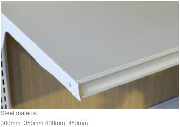 To the Wall Glass Panel Supermarket Display Fixtures for Cosmetics