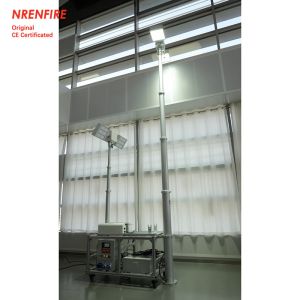 fire truck mounting pneumatic telescopic mast light 1.8m roof top mounted-NR