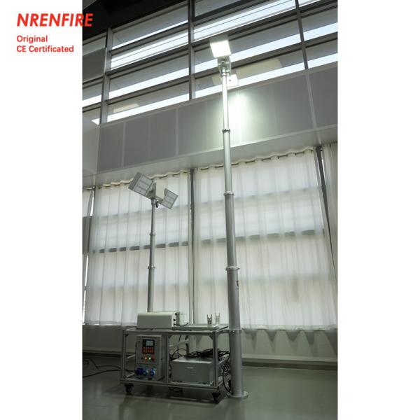 fire truck mounting pneumatic telescopic mast light 1.8m roof top mounted-NR