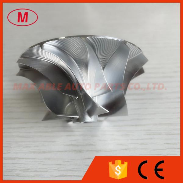 K26 5326-123-2039 44.15/66.00mm 6+6 blades high performance aluminum 2618/billet compressor wheel for 5326-970-6720