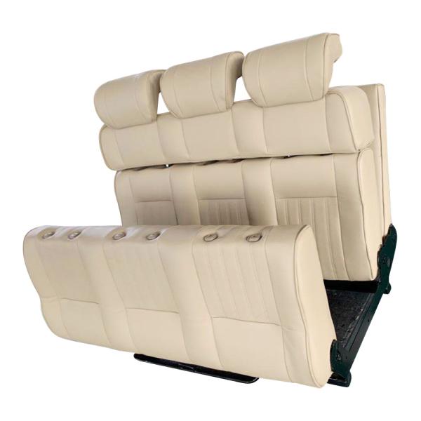 new design luxury car seats bed RV car back seat bed 3 seat with recliner backrest