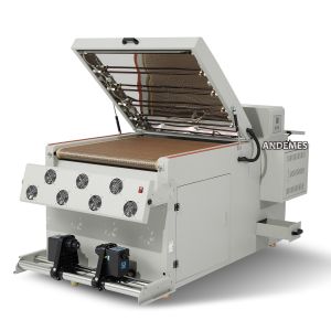 CE/UKCA/ROHS certified 24 inch DTF printer with 4 i3200 print heads and convayer