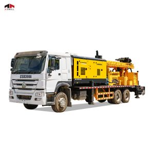 93KW Truck Mounted Water Well Drilling Rig 300m Depth