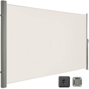 Patio Terrace Sun Shade Outdoor Canopy Side Awning Grey Screen Auvent Retractabl