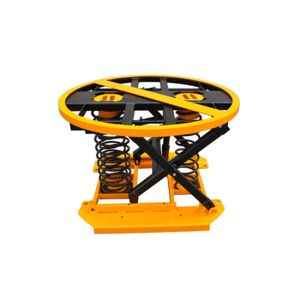 Hydraulic Electric Rotating Pallet Lift Table 12000 Lb 2 Ton