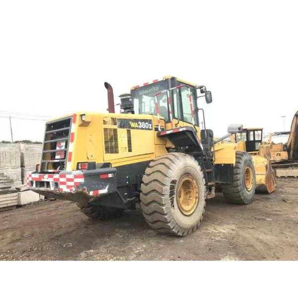 Komatsu WA380 - 6 Hydraulic Second Hand Wheel Loaders Working Weight 17610KG