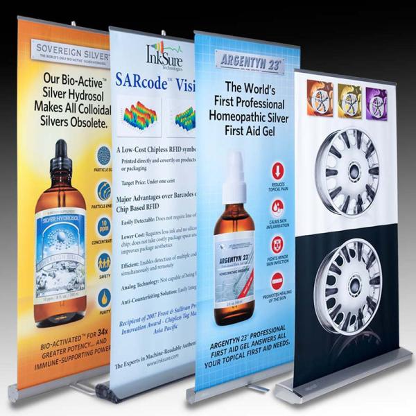 Buy Retractable Banner Stands , advertising aluminum roll up banner stand at wholesale prices