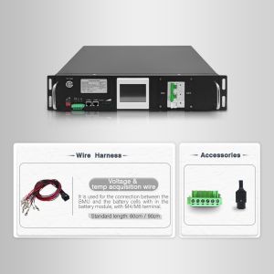 GCE 64S 204.8V 100A Integrated BMS With Casebox Support Controlled Balance For
