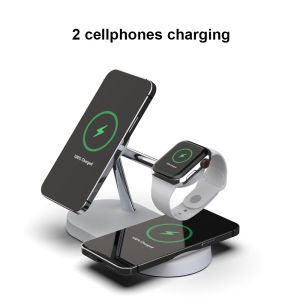 2025 New T268 Wholesale Price 15w Wireless Fast Charger ABS+Zinc Alloy Magnetic