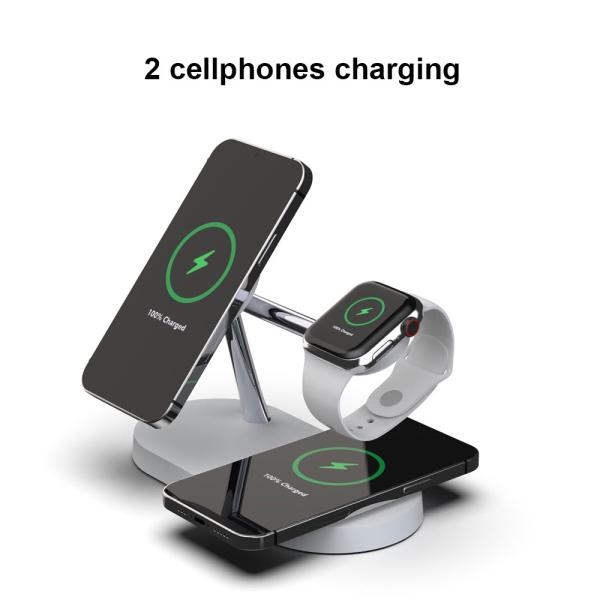 2025 New T268 Wholesale Price 15w Wireless Fast Charger ABS+Zinc Alloy Magnetic
