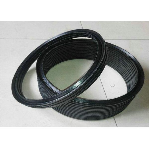 Buy Black NBR FKM PTFE Hydraulic Vee Packing Seal with 70-80 Shore A Hardness and 5in1, 7in1 Quantity for Industrial Applications at wholesale prices