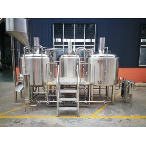 China 10 BBL Microbrewery Equipment Steam / Gas Heated Commercial Turn Key on sale