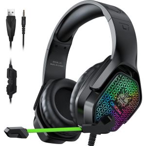 ONIKUMA X3 DC5V 100mA RGB PC Gamer Headset With Mic