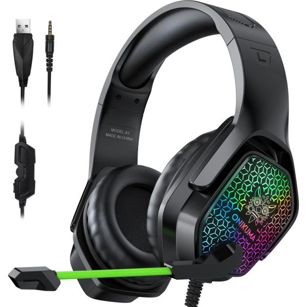 Buy ONIKUMA X3 DC5V 100mA RGB PC Gamer Headset With Mic at wholesale prices