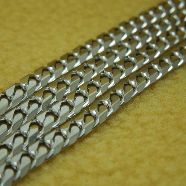 Fashion Titanium Steel 5mm Curb Chain Necklace Korea Style (CE481)