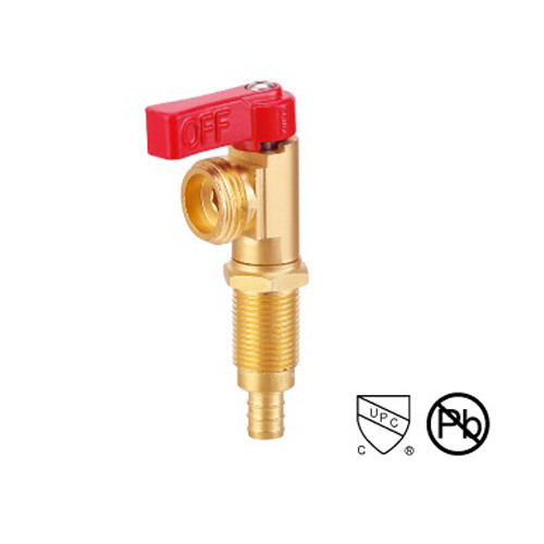 Buy Brass Ball Hose Bibb Valves For Ice Maker Threaded Valve ANSI Standard at wholesale prices