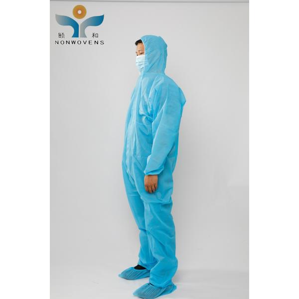 SBPP Disposable Protective Coverall Suits 25gsm CE ISO Non Woven Clothing