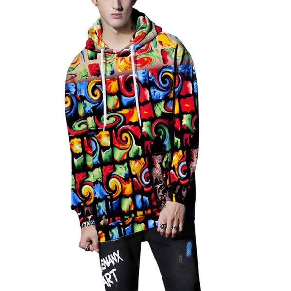 New Arrival All Over Print Men's Hoodie Custom Mens Hoodies Sweatshirts