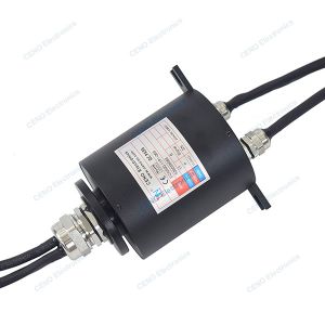Customized Waterproof Slip Ring with IP65 and Rotating Encoder Signal Connector
