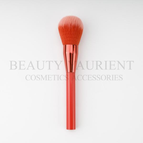 Buy Privated Logo PBT Synthetic Single Makeup Brush Shiny Red Ferrule at wholesale prices