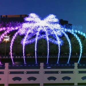 3D Nozzle Fountain SS304 Floating Water Fountain For Lake