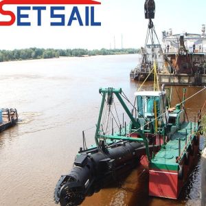 Sand Gravel Dredging Cutter Suction Dredger Dredging Depth 0.5 Meter 30 Meter