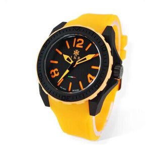 Silicone watch, silicone material, fashion design, japanese movement, 3atm water