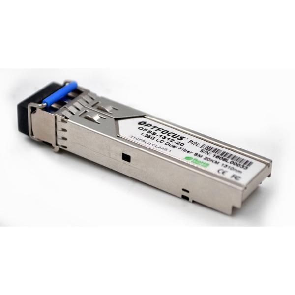 Buy Single Mode 1.25G 20km LC Fiber Optical Transceiver 1310nm at wholesale prices