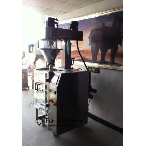 0.65mpa 500g Powder Pouch Packing Machine 220VAC Servo For Small Sachet Spice