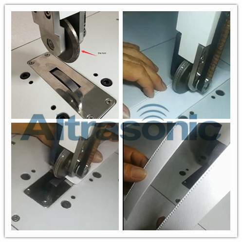 Seamless Ultrasonic Sewing Machine With 12mm Rotary Wheel For Non Woven Welding