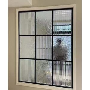 High Security Aluminium French Doors Powder Coated With Hinges